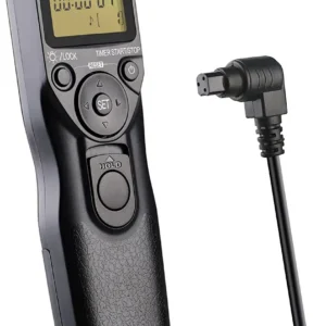 Declencheur filaire avec intervallometre - telecommande a retardateur pour pose longue et time-lapse (Nikon, Canon, Sony, Fujifilm, Panasonic)